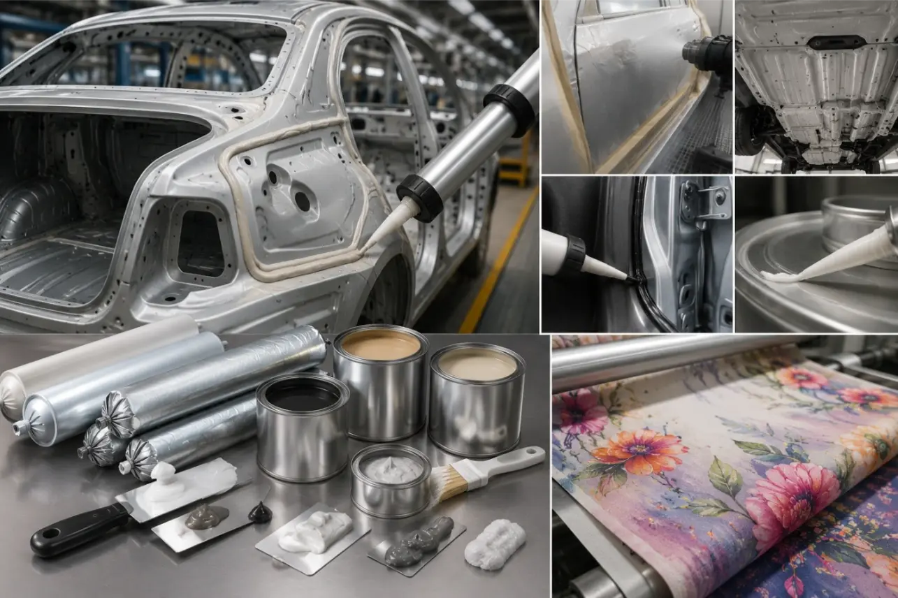 Plastisol, sealers, insulation and mastic